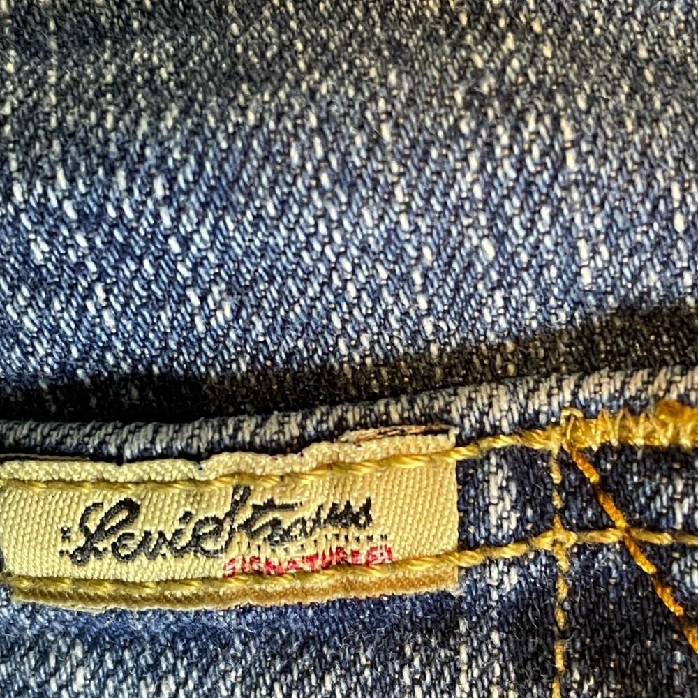 👖 Levi Strauss Signature Jeans. Size 14 LONG. Stretch, Low Rise, Boot Cut. 👖 - Picture 9 of 13